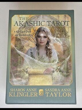 The Akashic Tarot 62-Card Deck and Guidebook - Green